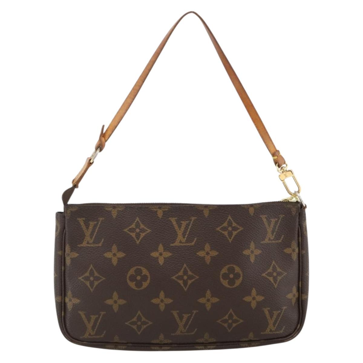 LOUIS VUITTON Monogram Pochette Accessoires Pouch M51980 LV Auth BA11192
