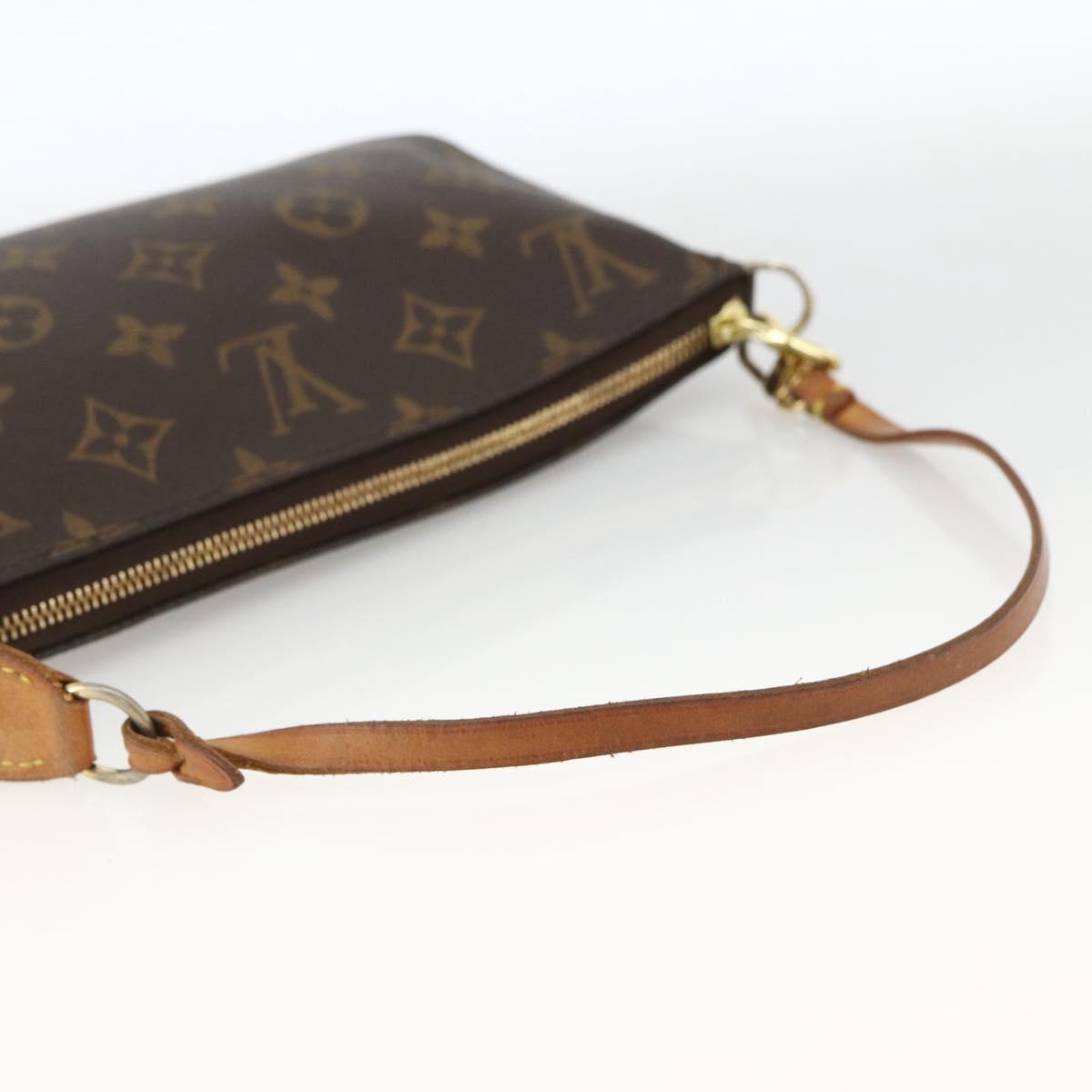 LOUIS VUITTON Monogram Pochette Accessoires Pouch M51980 LV Auth BA11192