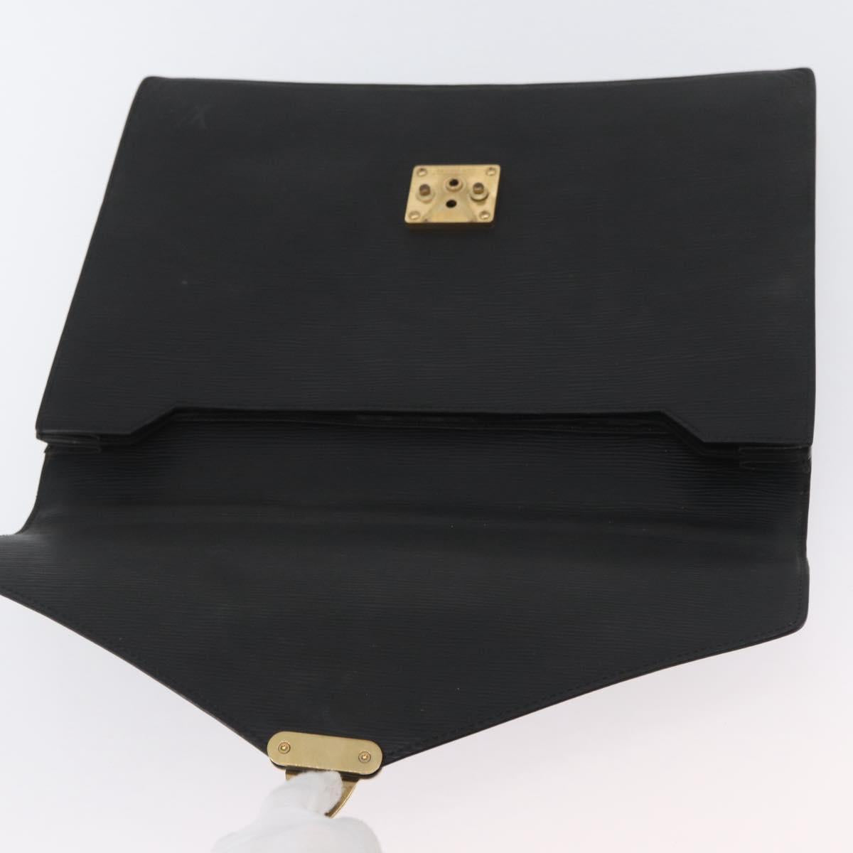 LOUIS VUITTON Epi Serviette Conseiller Briefcase Black M54422 LV Auth BA11197