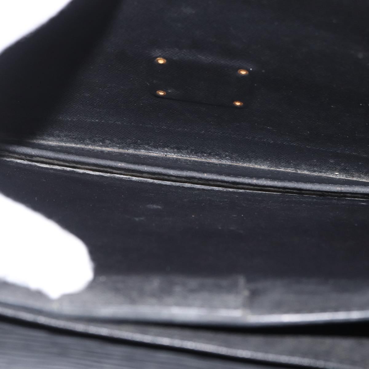 LOUIS VUITTON Epi Serviette Conseiller Briefcase Black M54422 LV Auth BA11197