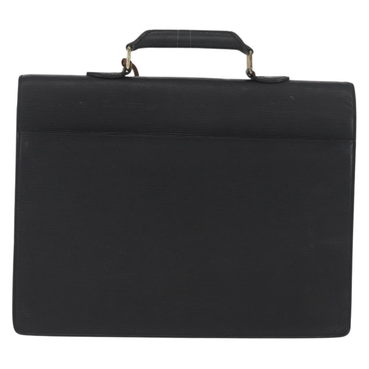 LOUIS VUITTON Epi Serviette Conseiller Briefcase Black M54422 LV Auth BA11197