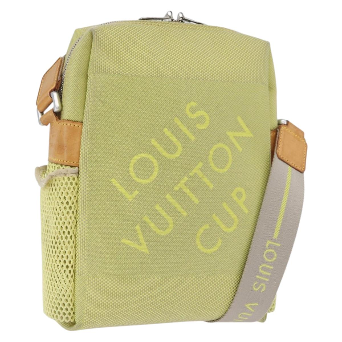 LOUIS VUITTON Damier Geant LV Cup Weatherly Bag Yellow M80636 LV Auth BA11202