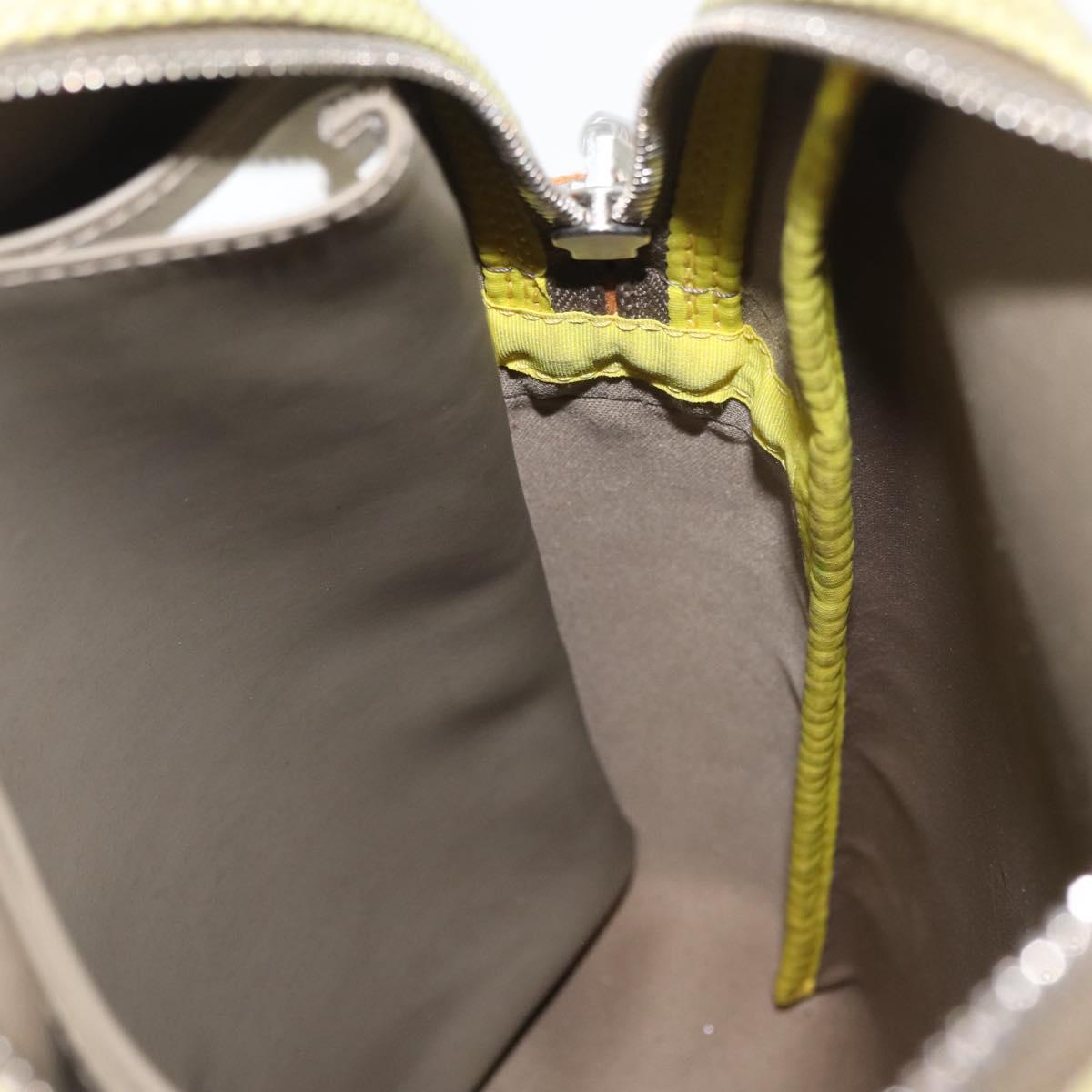 LOUIS VUITTON Damier Geant LV Cup Weatherly Bag Yellow M80636 LV Auth BA11202