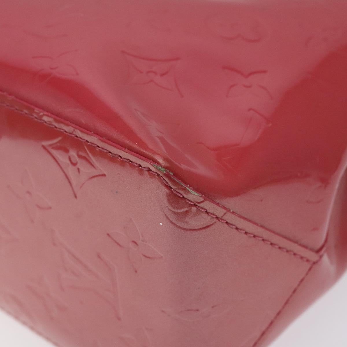 LOUIS VUITTON Monogram Vernis Reade PM Hand Bag Fran Boise M9132F Auth BA1121