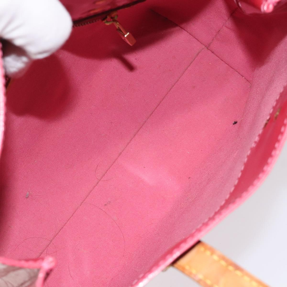 LOUIS VUITTON Monogram Vernis Reade PM Hand Bag Fran Boise M9132F Auth BA1121