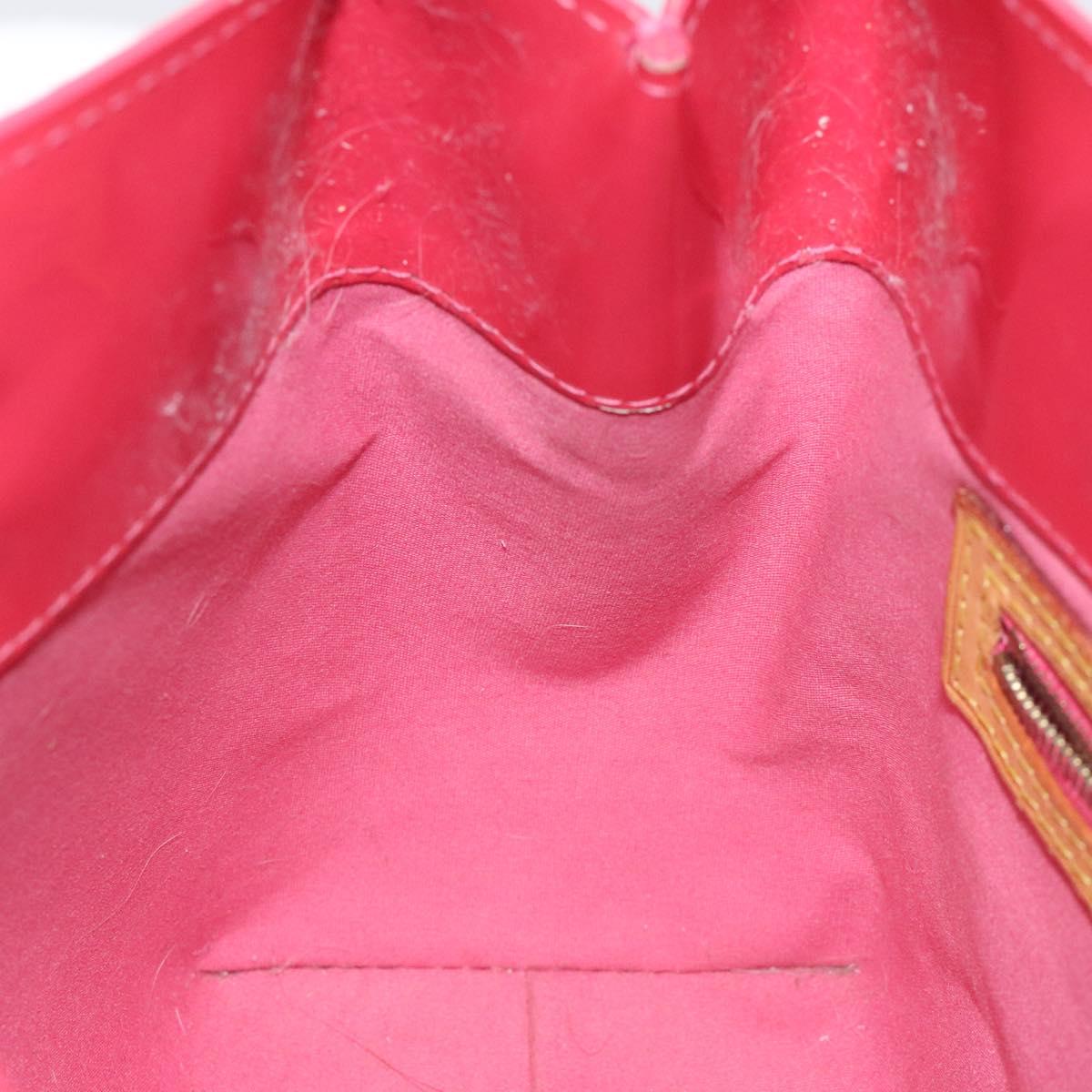 LOUIS VUITTON Monogram Vernis Reade PM Hand Bag Fran Boise M9132F Auth BA1121