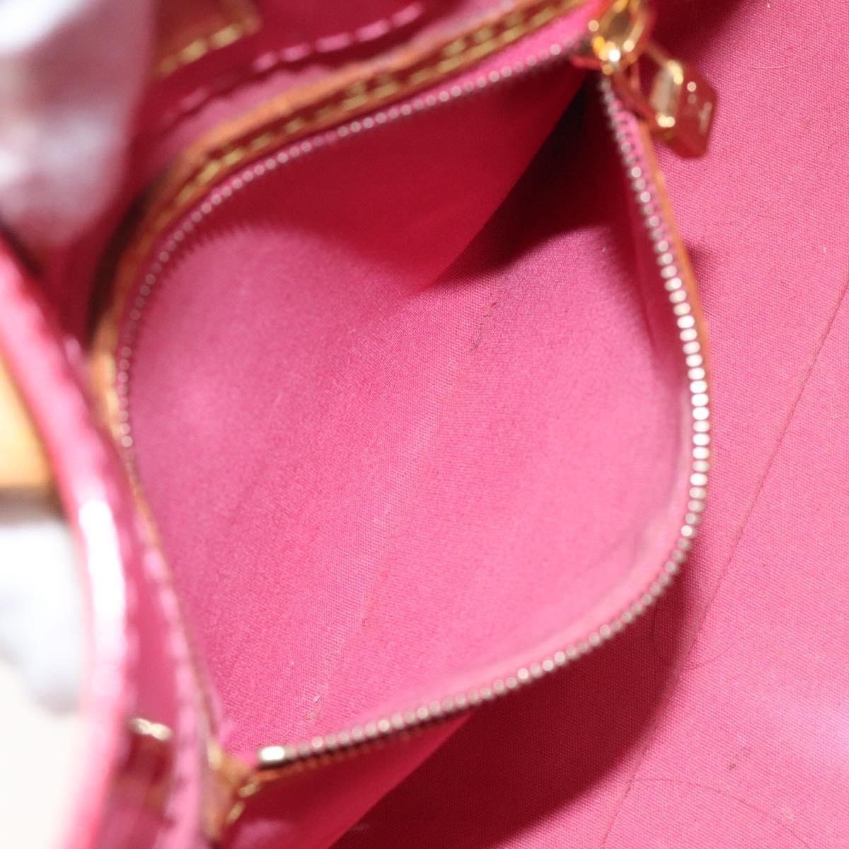 LOUIS VUITTON Monogram Vernis Reade PM Hand Bag Fran Boise M9132F Auth BA1121