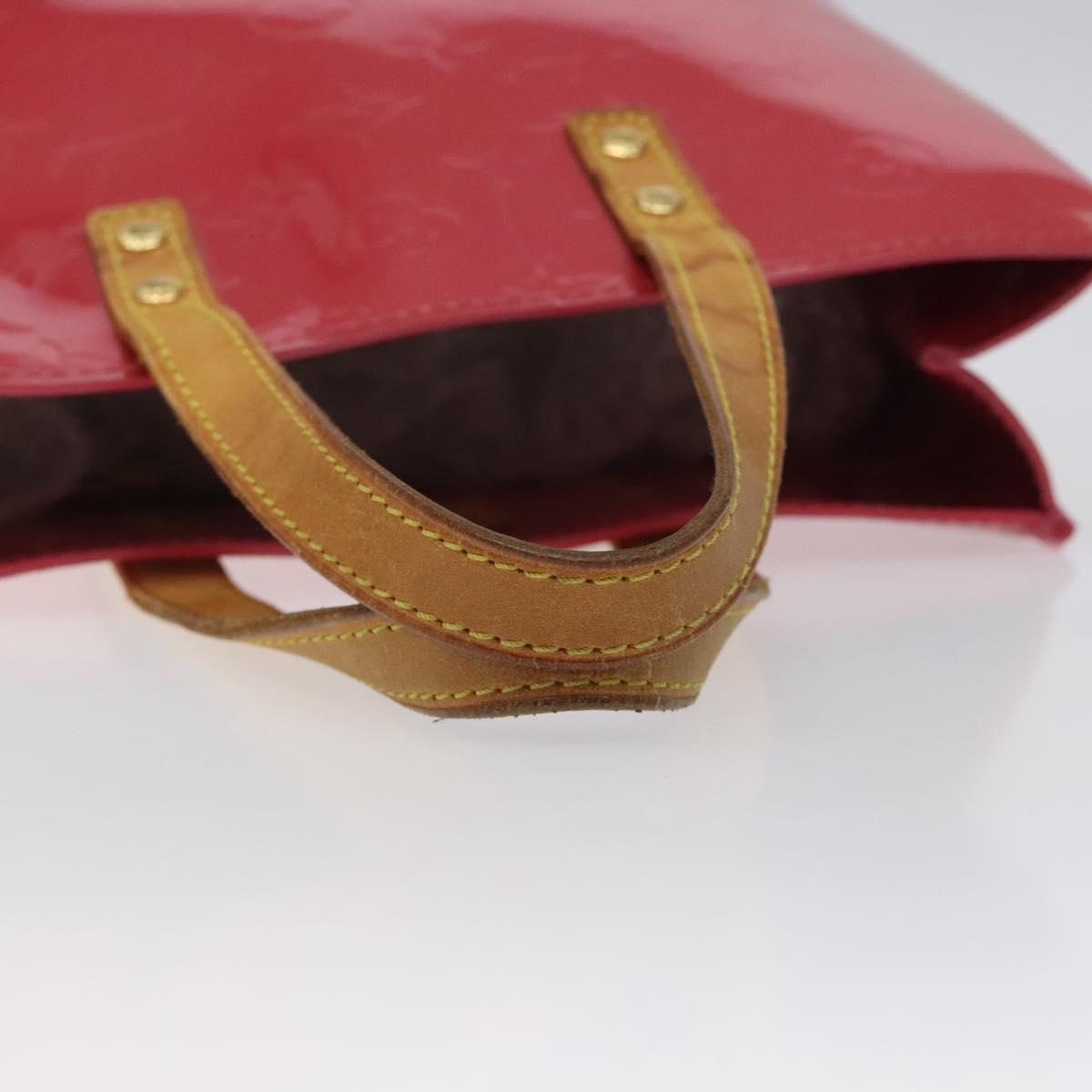 LOUIS VUITTON Monogram Vernis Reade PM Hand Bag Fran Boise M9132F Auth BA1121