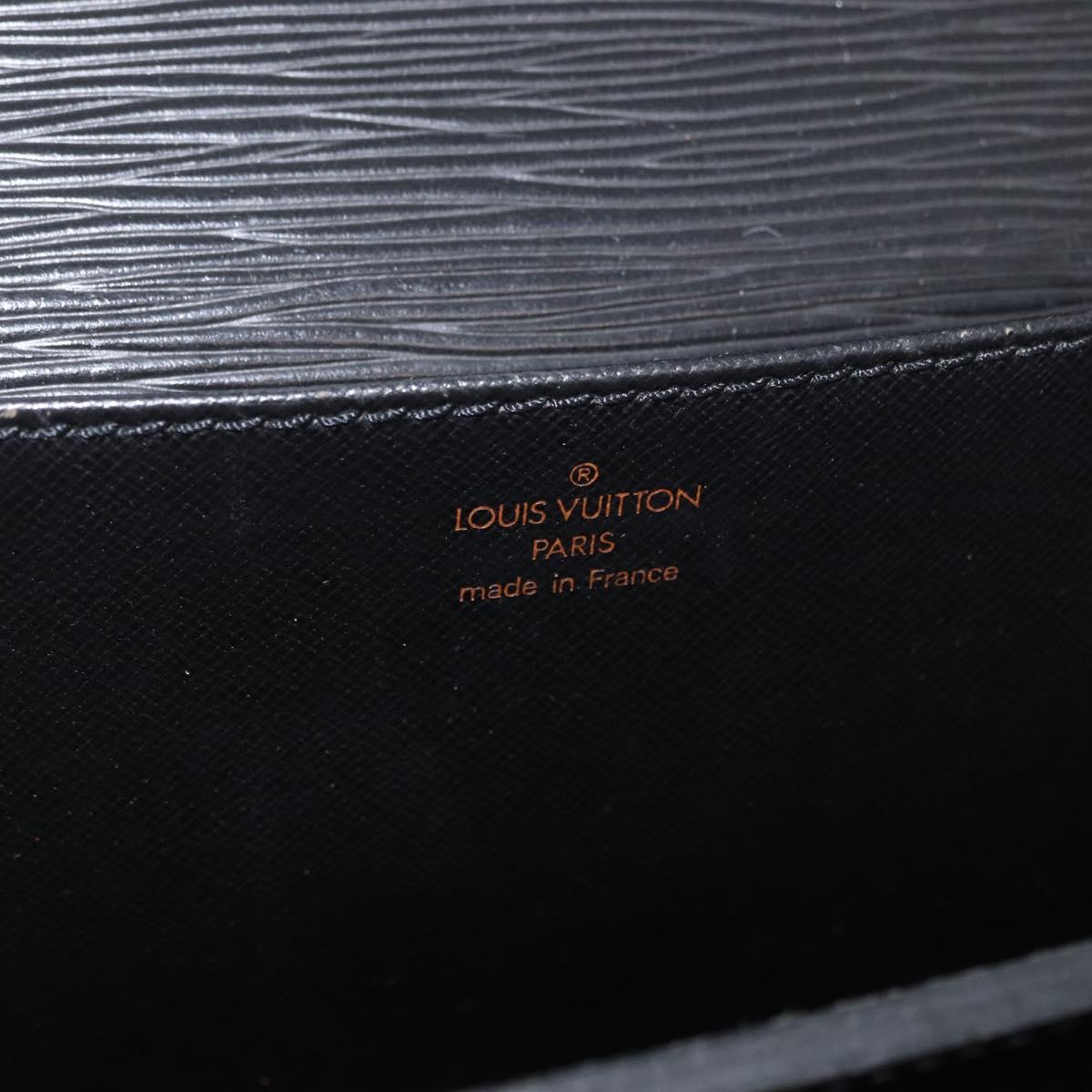 LOUIS VUITTON Epi Serviette Conseiller Briefcase Black M54422 LV Auth BA11219