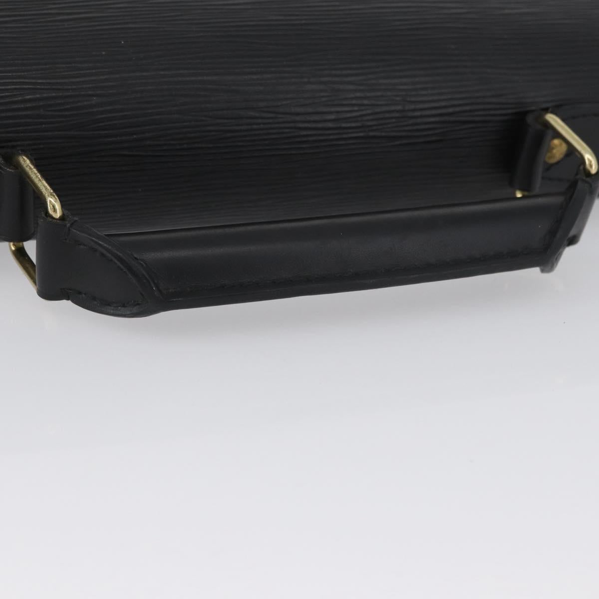 LOUIS VUITTON Epi Serviette Conseiller Briefcase Black M54422 LV Auth BA11219