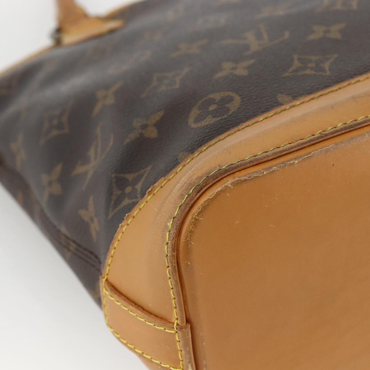 LOUIS VUITTON Monogram Lockit Hand Bag M40102 LV Auth BA11222