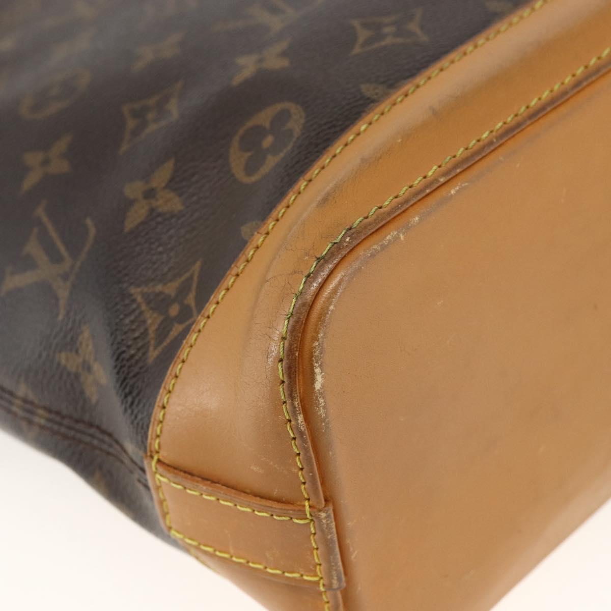 LOUIS VUITTON Monogram Lockit Hand Bag M40102 LV Auth BA11222