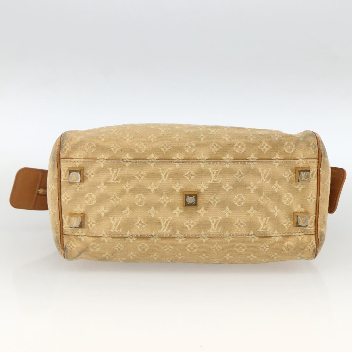 LOUIS VUITTON Monogram Mini Josephine PM Hand Bag Beige M92416 LV Auth BA11224