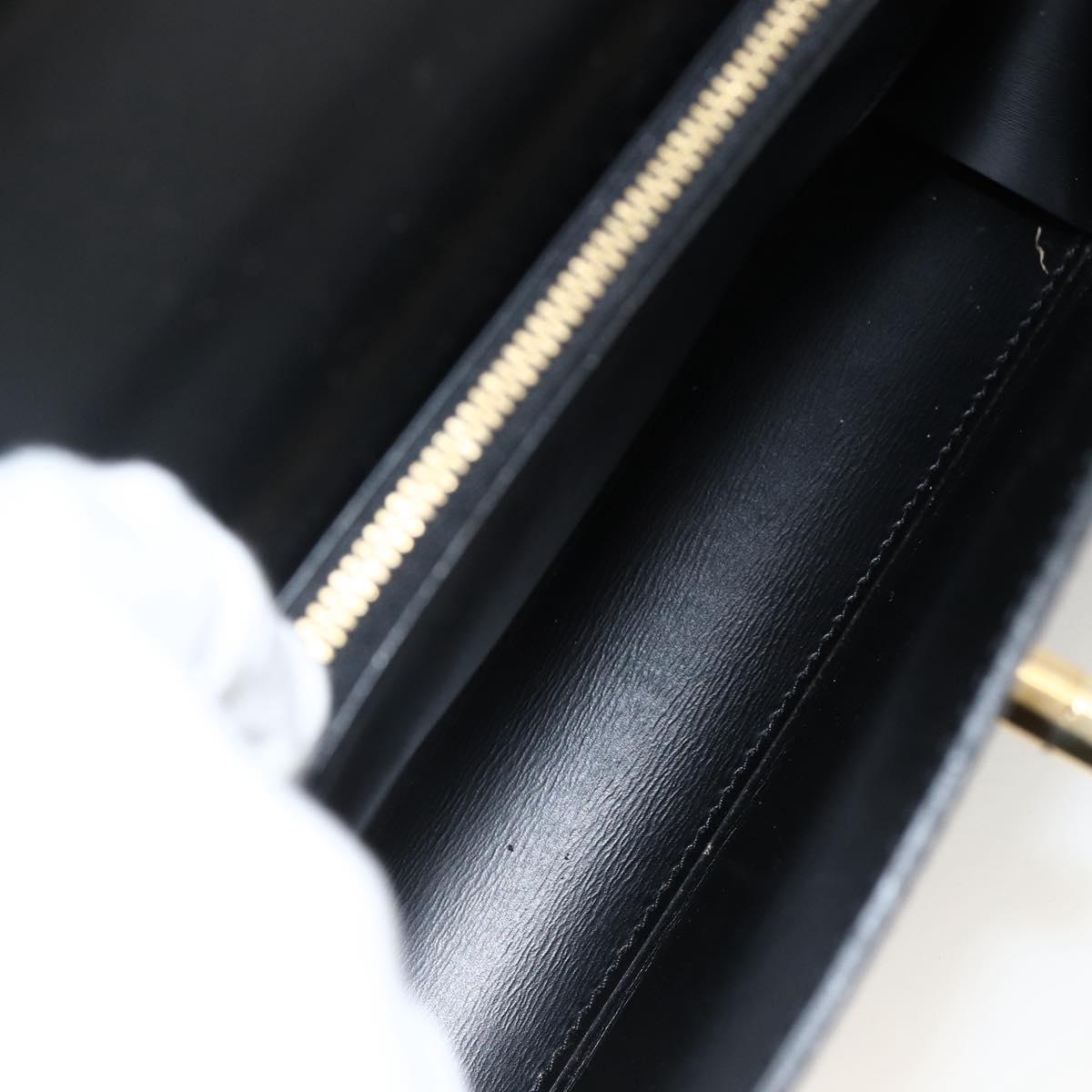LOUIS VUITTON Epi Malesherbes Hand Bag Black M52372 LV Auth BA11235