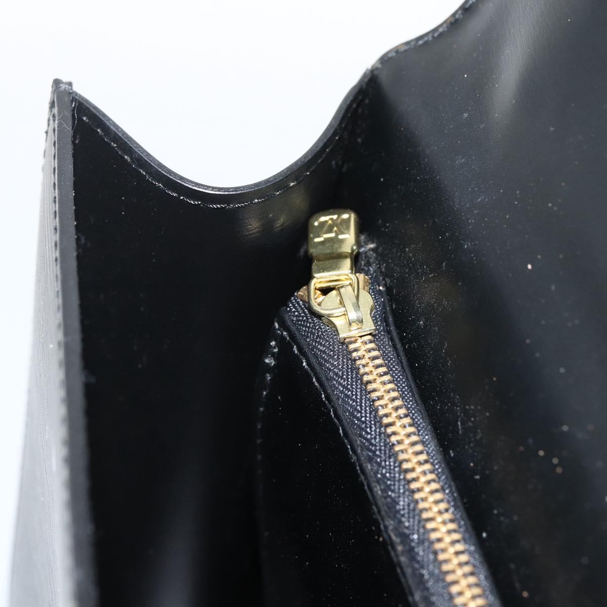 LOUIS VUITTON Epi Malesherbes Hand Bag Black M52372 LV Auth BA11235