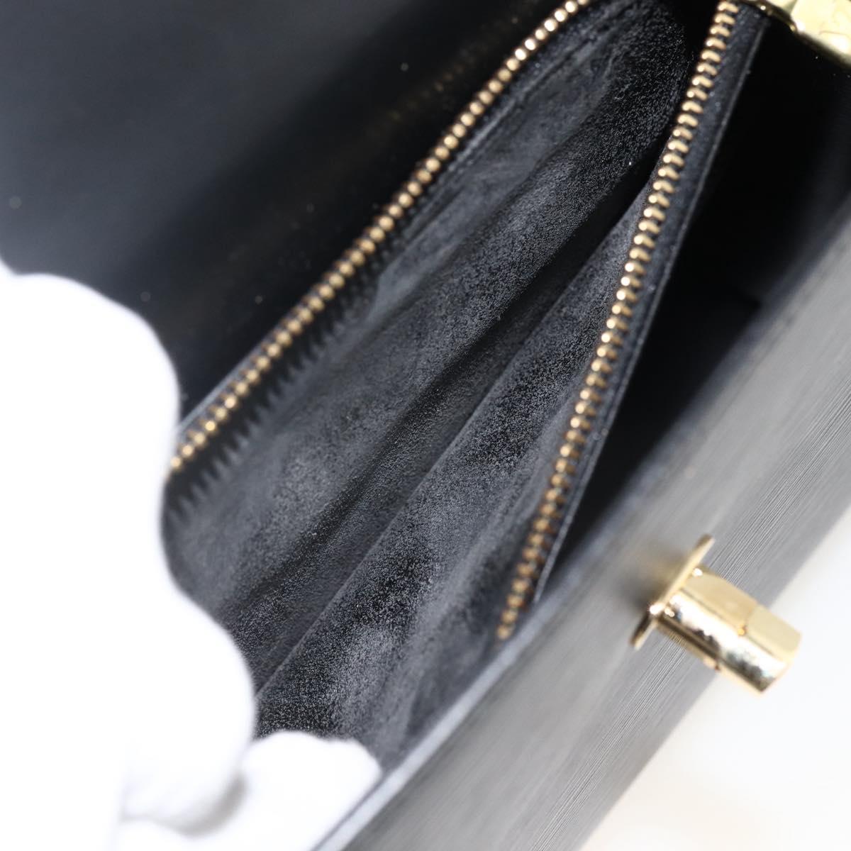 LOUIS VUITTON Epi Malesherbes Hand Bag Black M52372 LV Auth BA11235