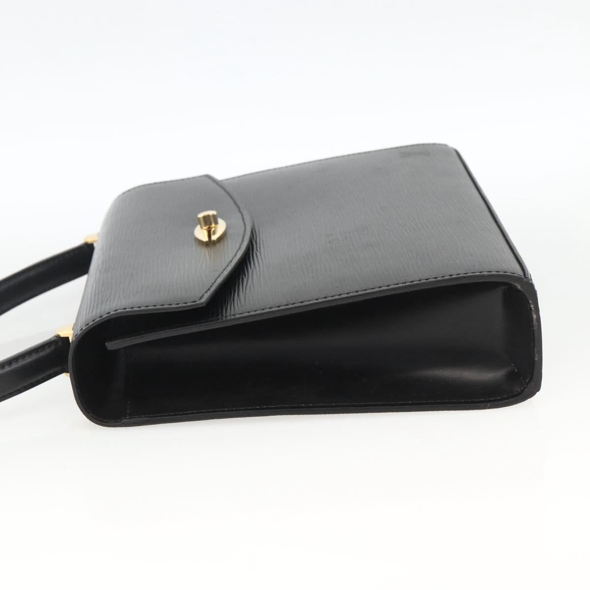 LOUIS VUITTON Epi Malesherbes Hand Bag Black M52372 LV Auth BA11235
