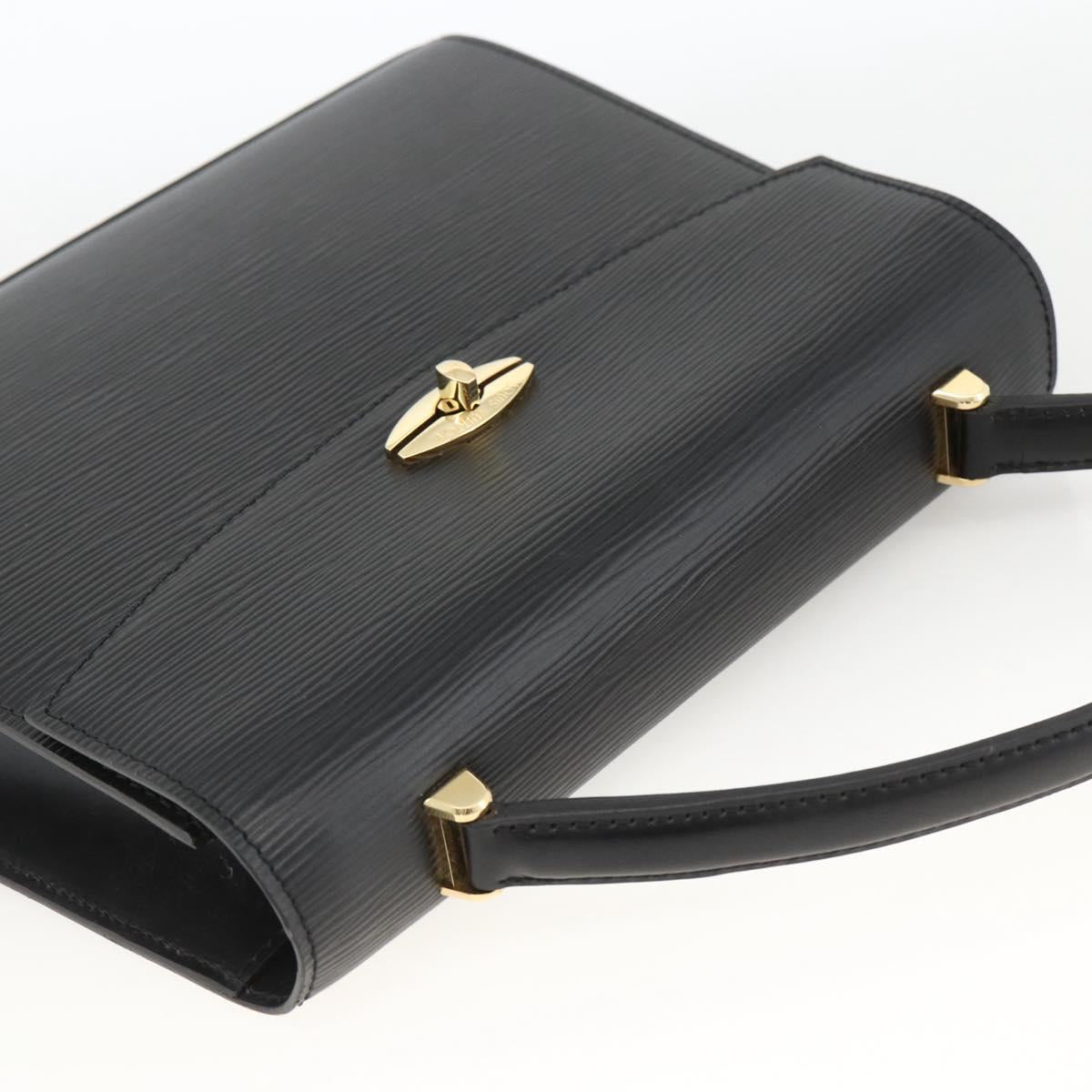 LOUIS VUITTON Epi Malesherbes Hand Bag Black M52372 LV Auth BA11235