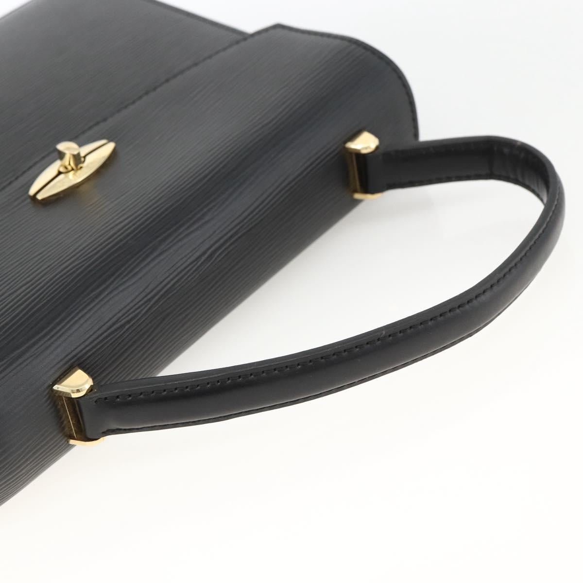 LOUIS VUITTON Epi Malesherbes Hand Bag Black M52372 LV Auth BA11235