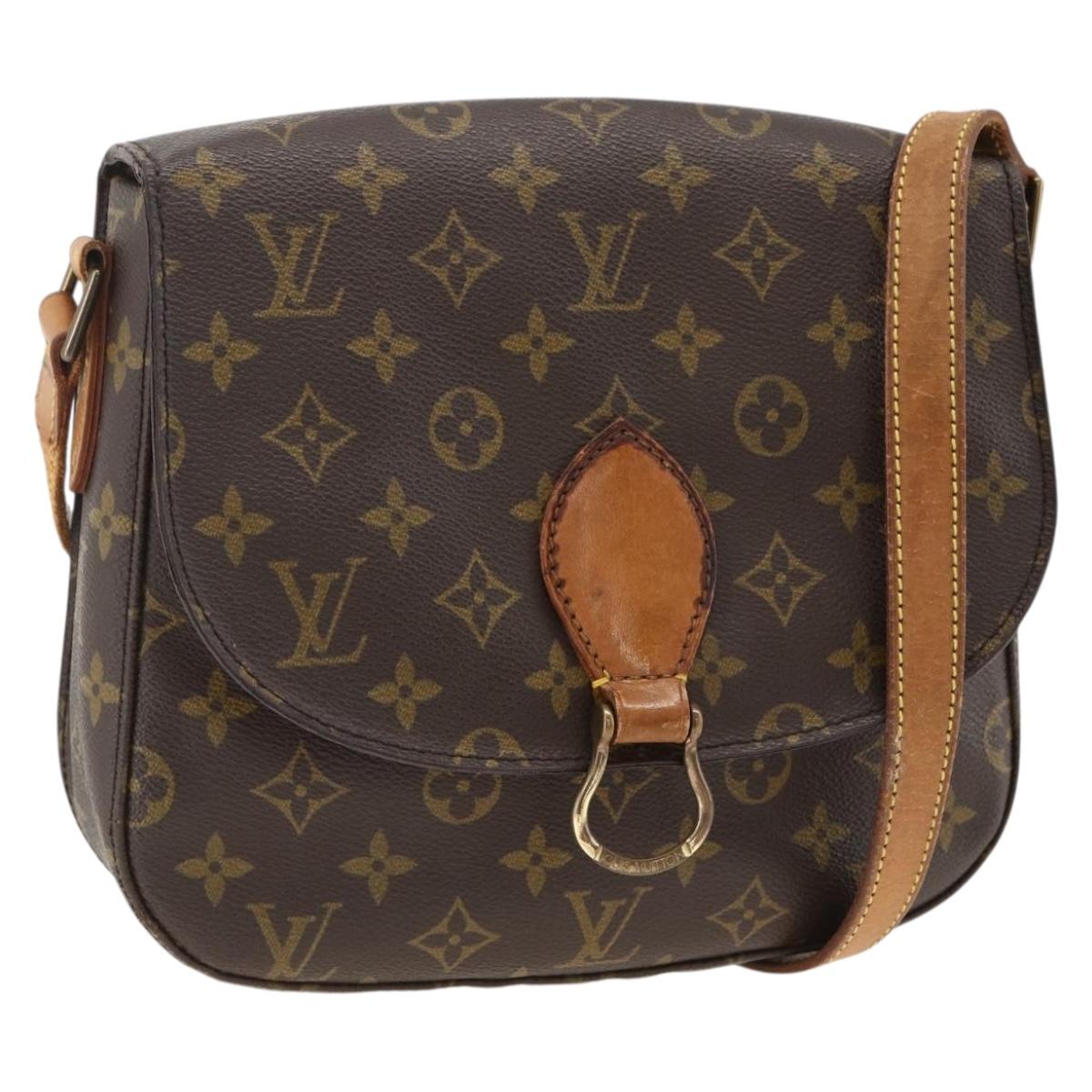 LOUIS VUITTON Monogram Saint Cloud GM Shoulder Bag M51242 LV Auth BA11243