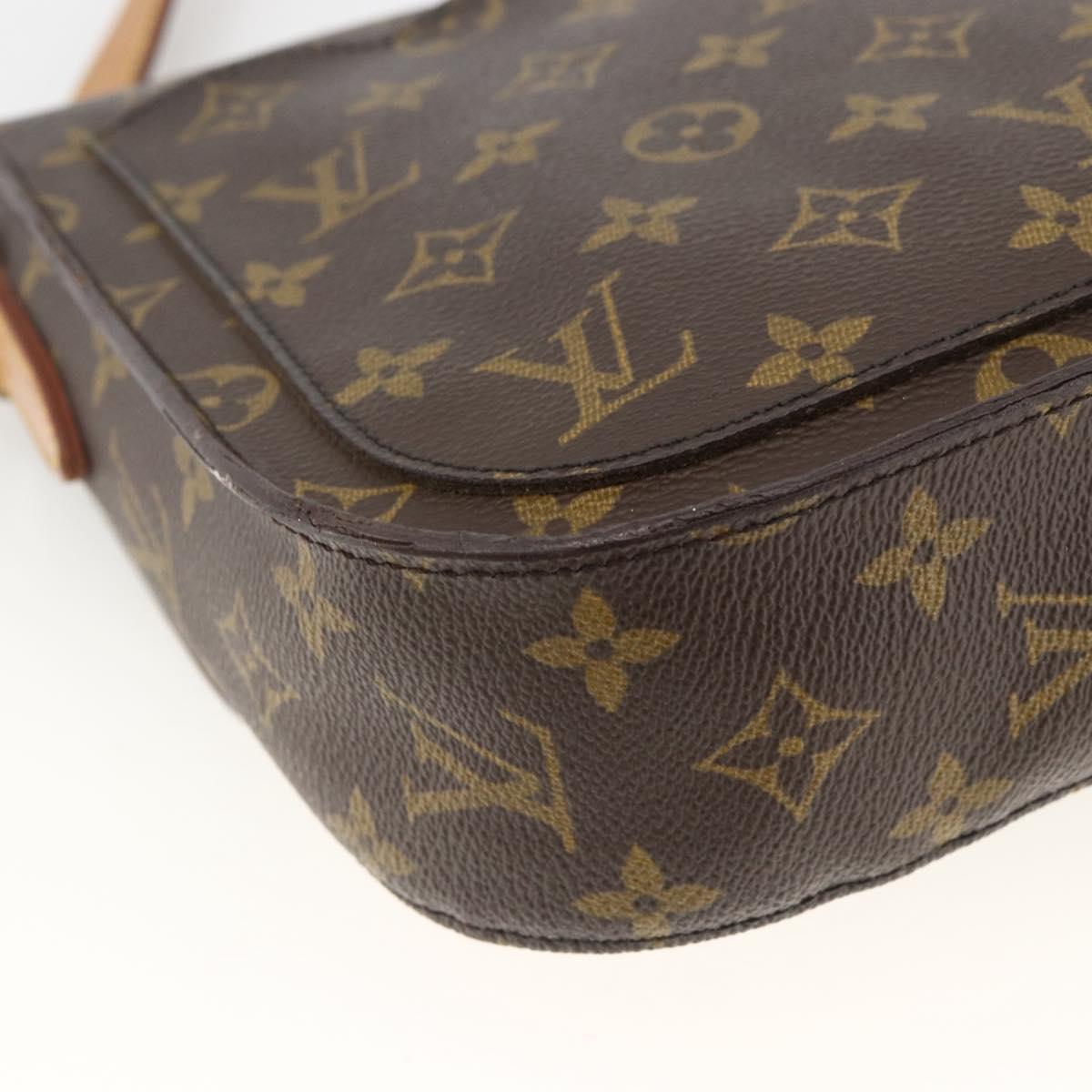 LOUIS VUITTON Monogram Saint Cloud GM Shoulder Bag M51242 LV Auth BA11243