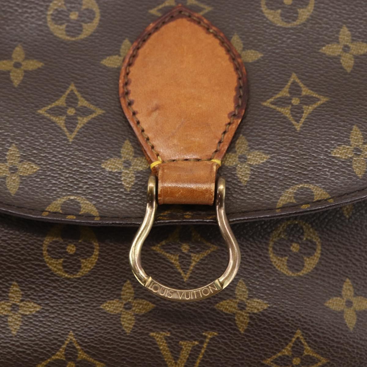 LOUIS VUITTON Monogram Saint Cloud GM Shoulder Bag M51242 LV Auth BA11243
