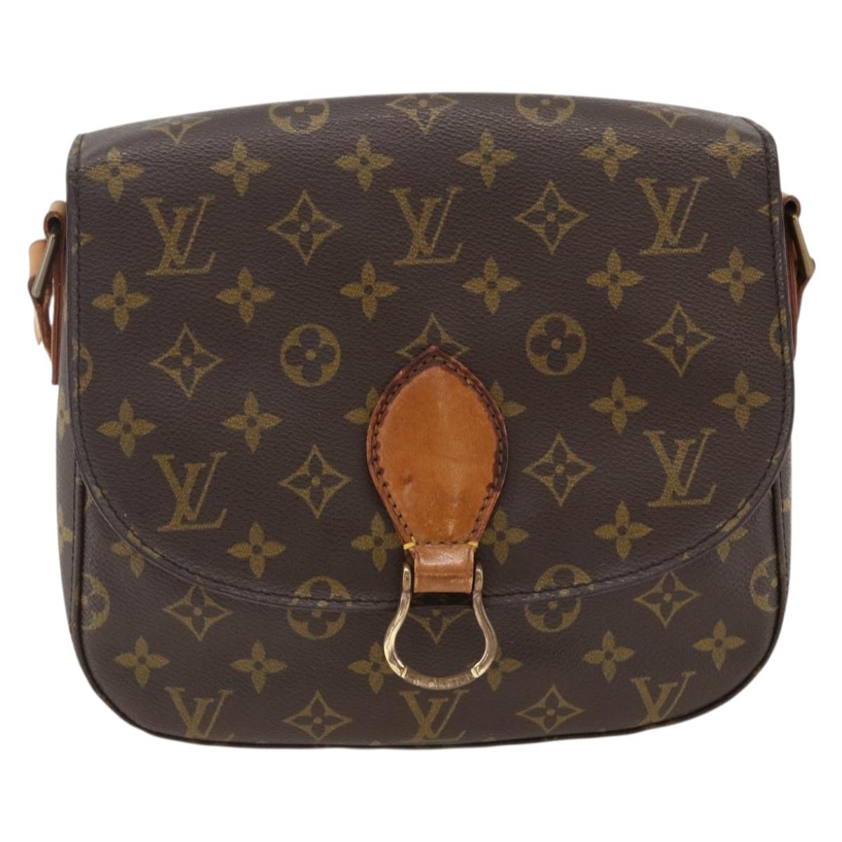 LOUIS VUITTON Monogram Saint Cloud GM Shoulder Bag M51242 LV Auth BA11243