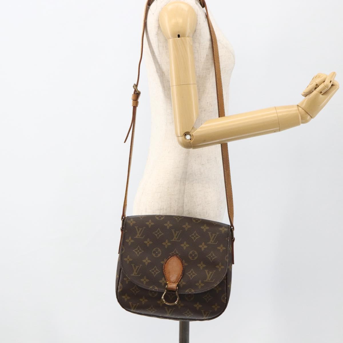 LOUIS VUITTON Monogram Saint Cloud GM Shoulder Bag M51242 LV Auth BA11243