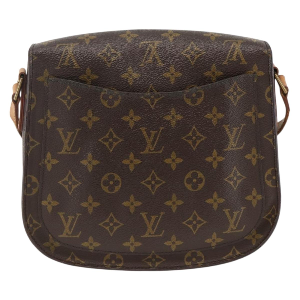 LOUIS VUITTON Monogram Saint Cloud GM Shoulder Bag M51242 LV Auth BA11243