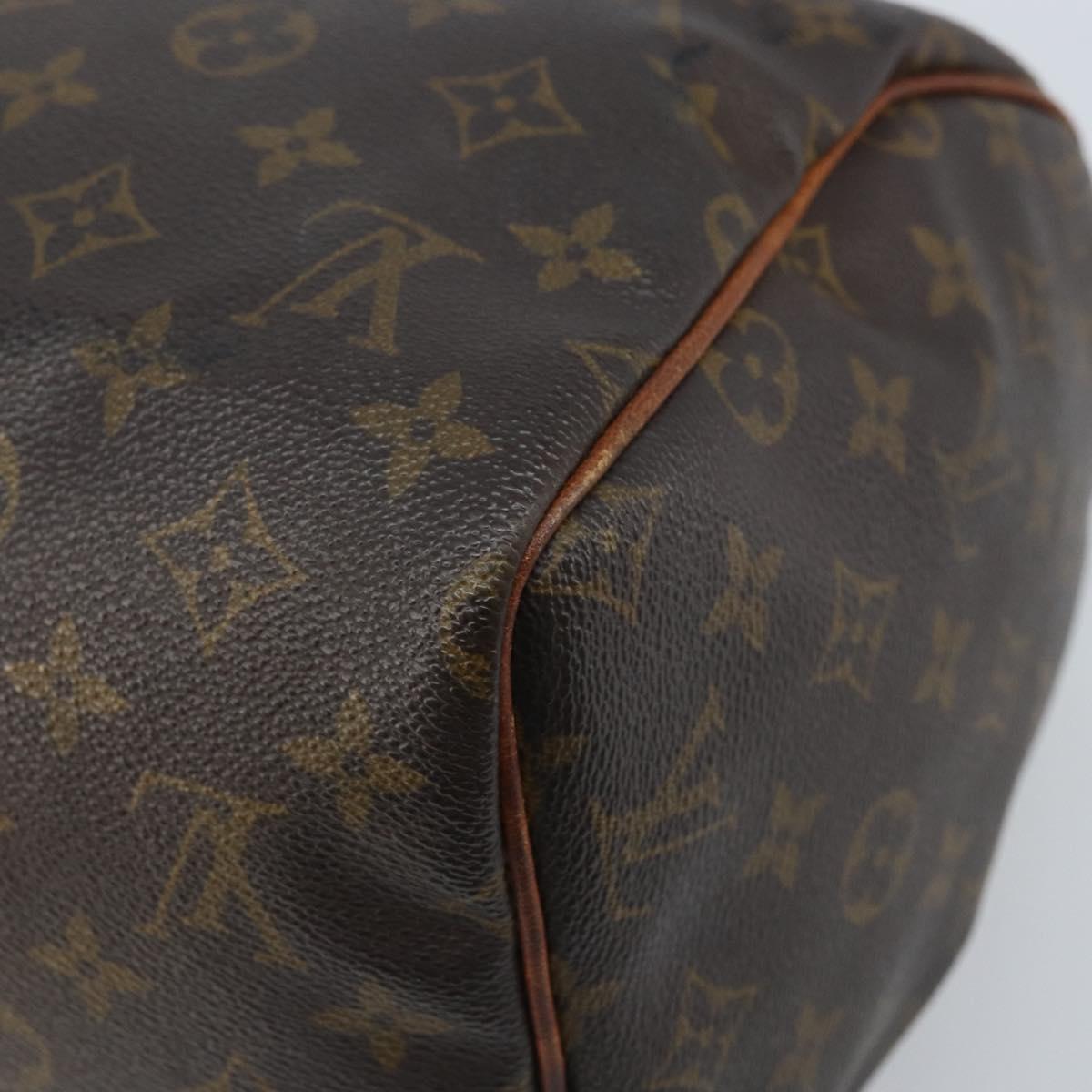 LOUIS VUITTON Monogram Speedy 30 Hand Bag M41526 LV Auth BA11257