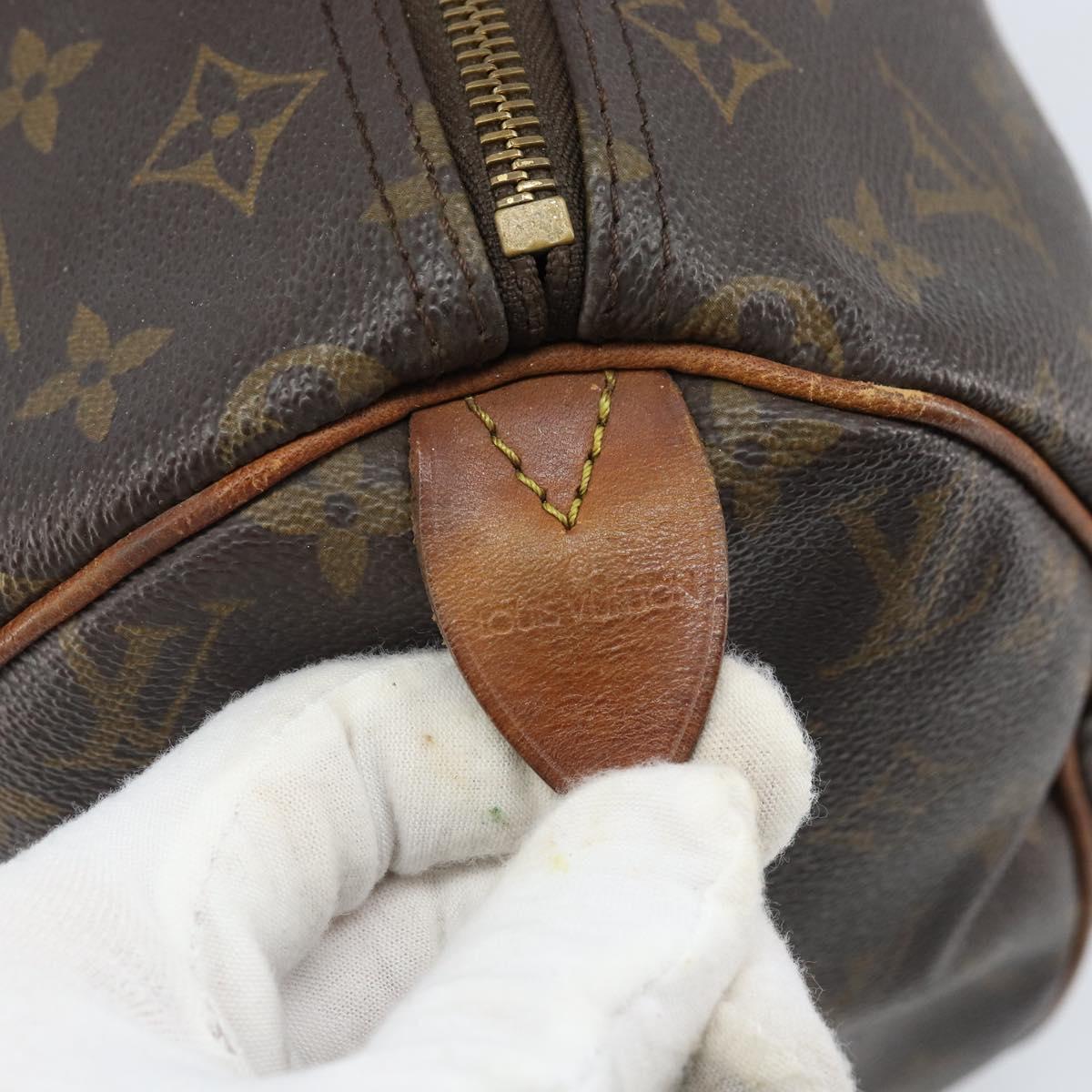 LOUIS VUITTON Monogram Speedy 30 Hand Bag M41526 LV Auth BA11257