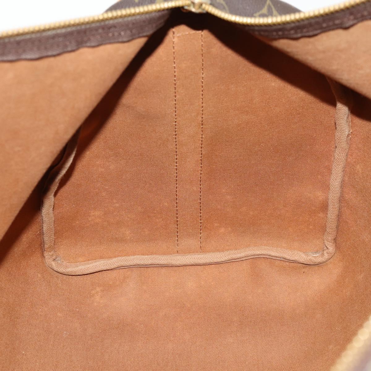 LOUIS VUITTON Monogram Keepall Bandouliere 50 Boston Bag M41416 LV Auth BA11258