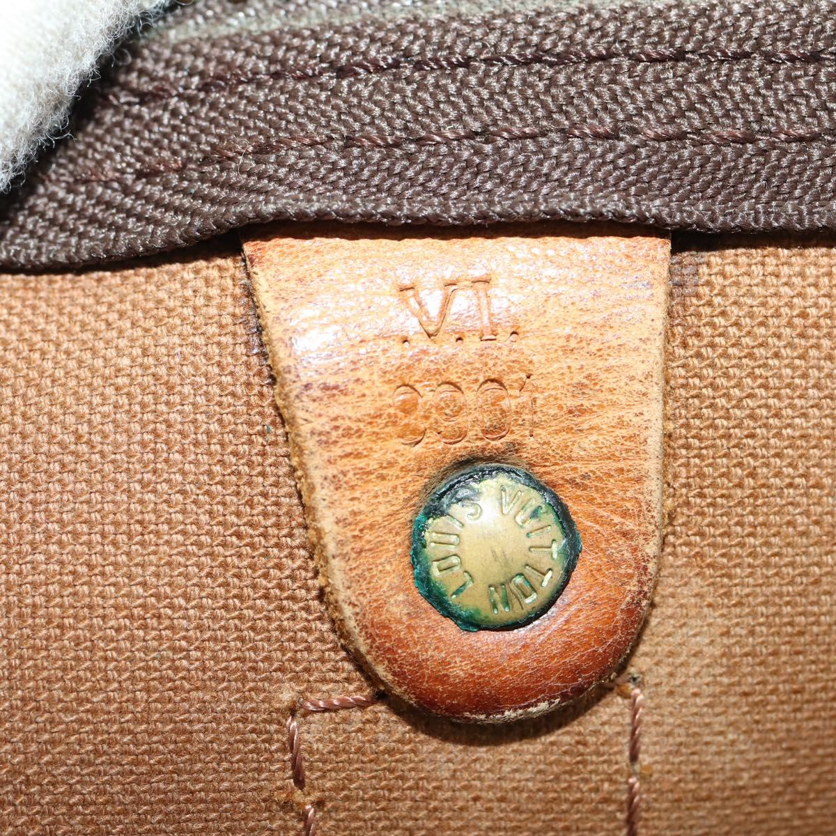 LOUIS VUITTON Monogram Keepall Bandouliere 50 Boston Bag M41416 LV Auth BA11258