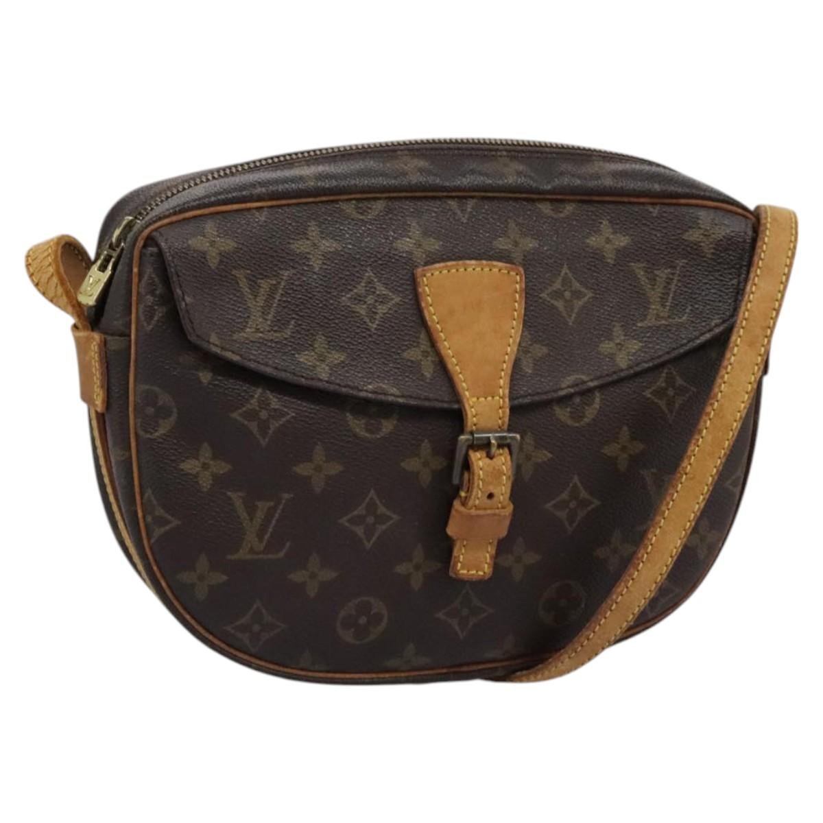 LOUIS VUITTON Monogram Jeune Fille MM Shoulder Bag M51226 LV Auth BA1126