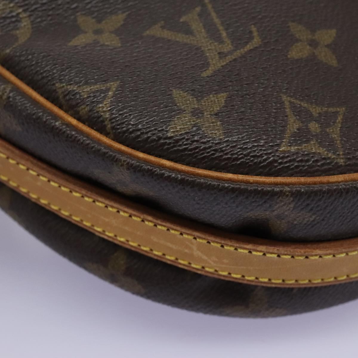 LOUIS VUITTON Monogram Jeune Fille MM Shoulder Bag M51226 LV Auth BA1126