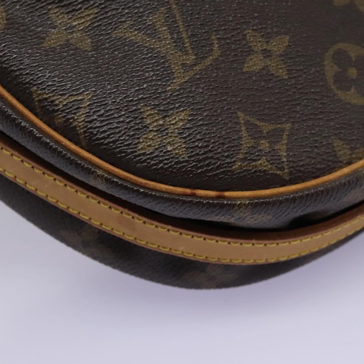 LOUIS VUITTON Monogram Jeune Fille MM Shoulder Bag M51226 LV Auth BA1126