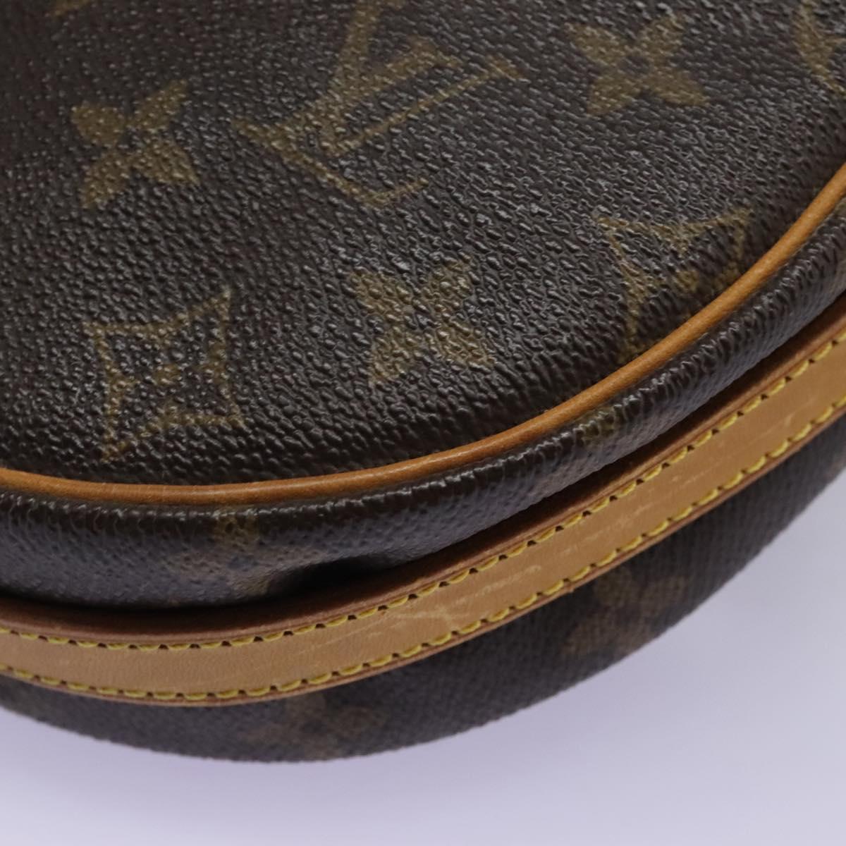 LOUIS VUITTON Monogram Jeune Fille MM Shoulder Bag M51226 LV Auth BA1126