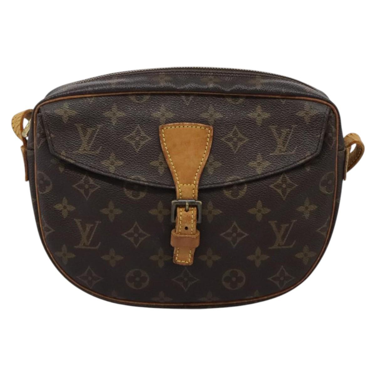 LOUIS VUITTON Monogram Jeune Fille MM Shoulder Bag M51226 LV Auth BA1126