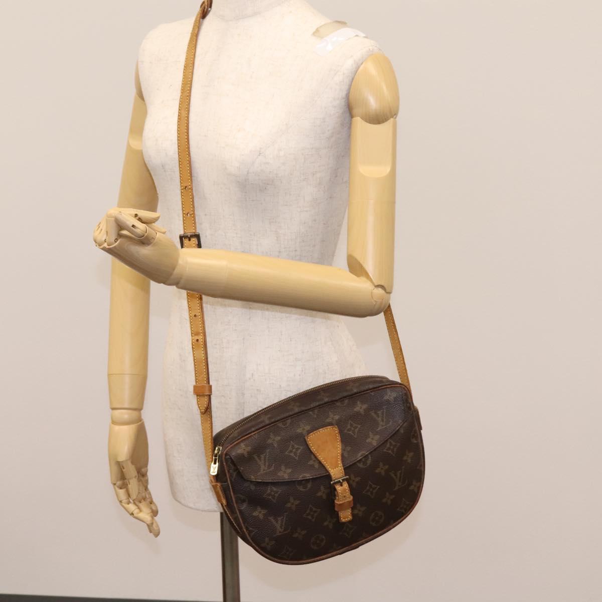 LOUIS VUITTON Monogram Jeune Fille MM Shoulder Bag M51226 LV Auth BA1126