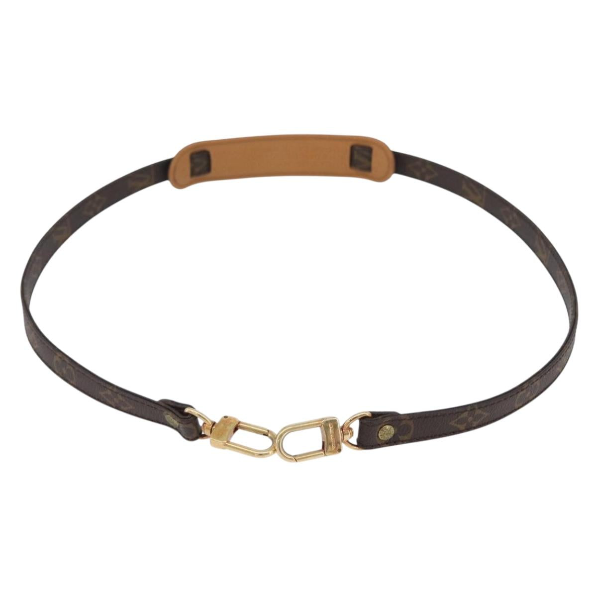 LOUIS VUITTON Monogram Shoulder Strap 44.1"" LV Auth BA11267