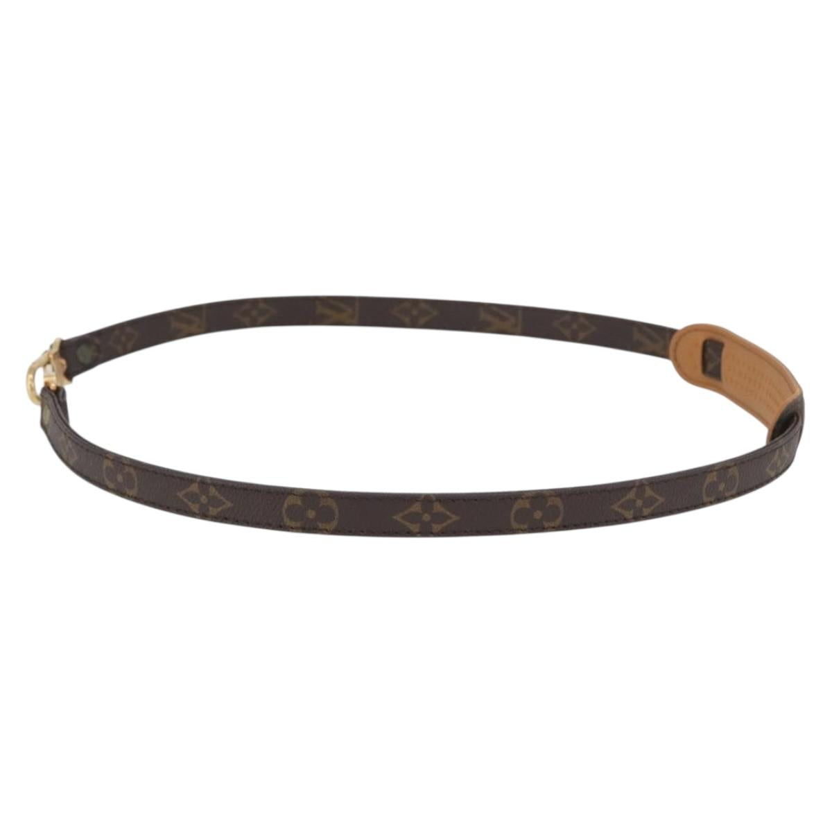 LOUIS VUITTON Monogram Shoulder Strap 44.1"" LV Auth BA11267