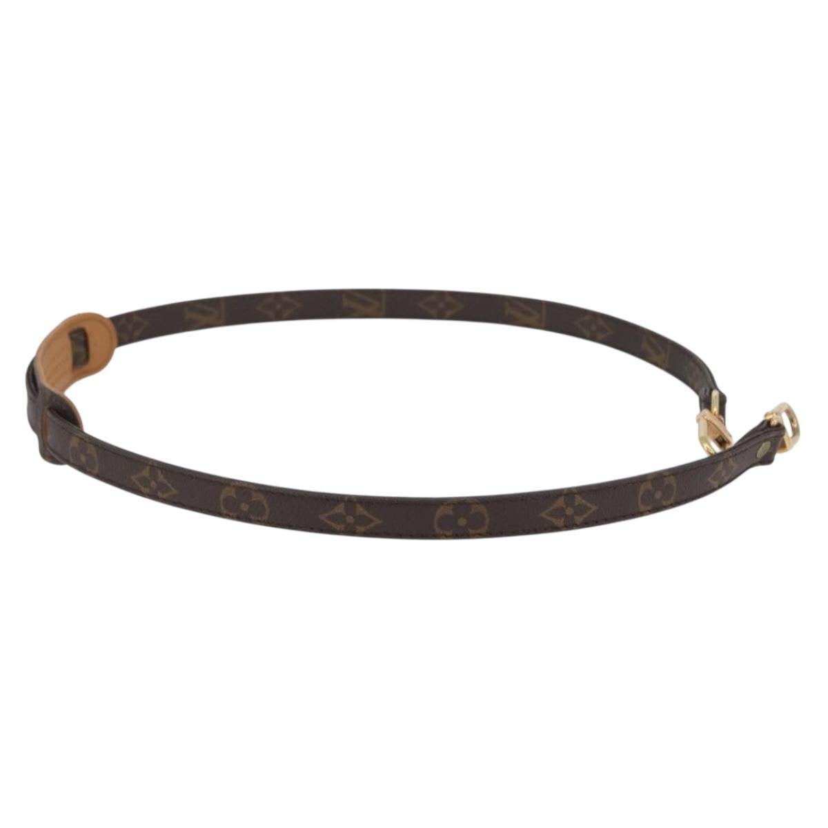 LOUIS VUITTON Monogram Shoulder Strap 44.1"" LV Auth BA11267