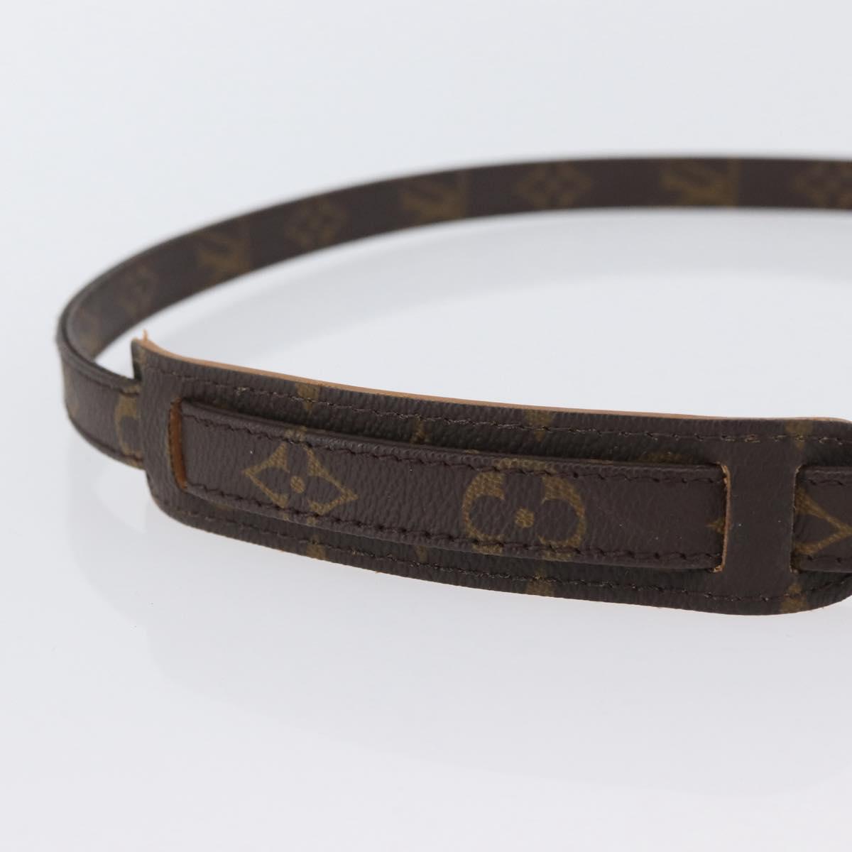 LOUIS VUITTON Monogram Shoulder Strap 44.1"" LV Auth BA11267