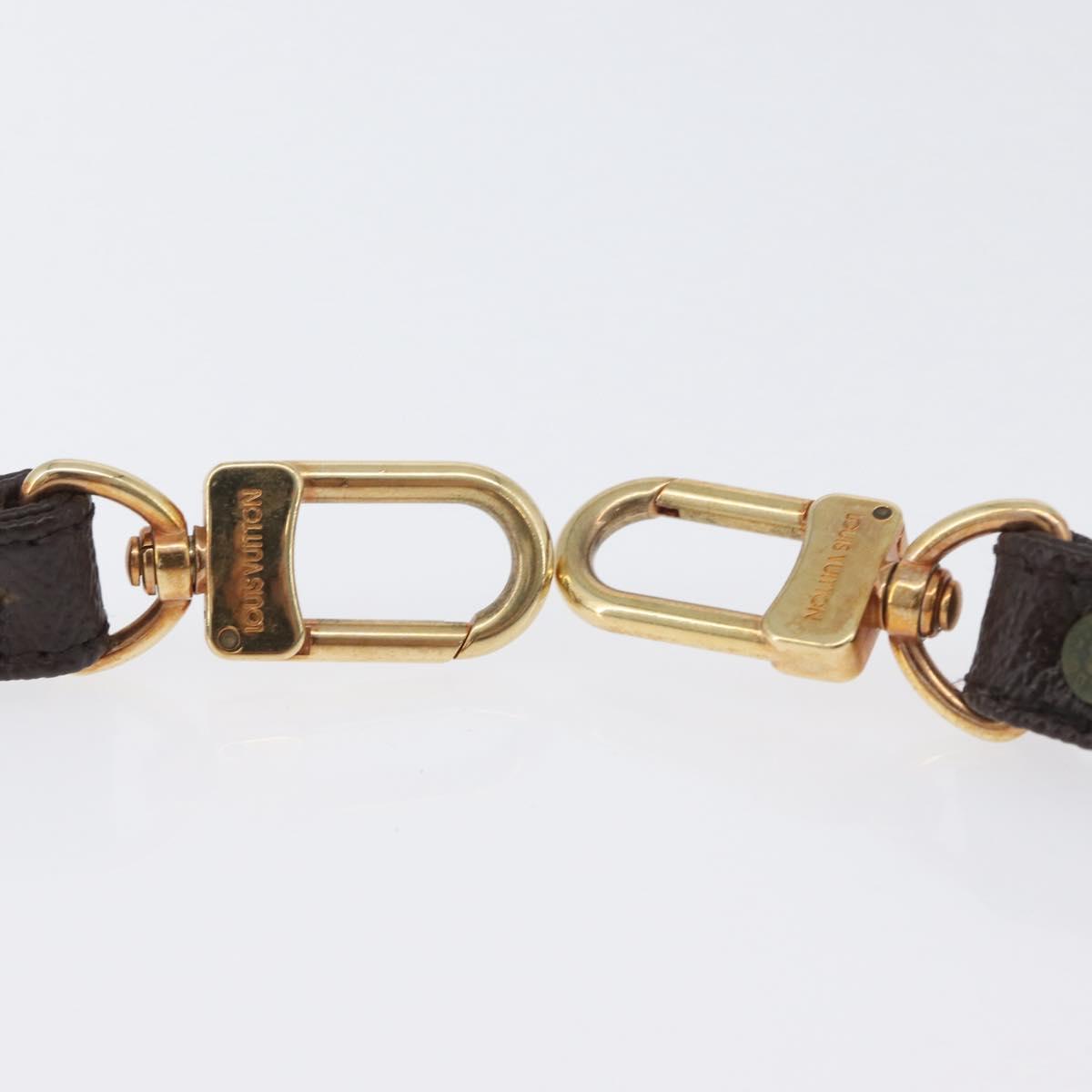 LOUIS VUITTON Monogram Shoulder Strap 44.1"" LV Auth BA11267