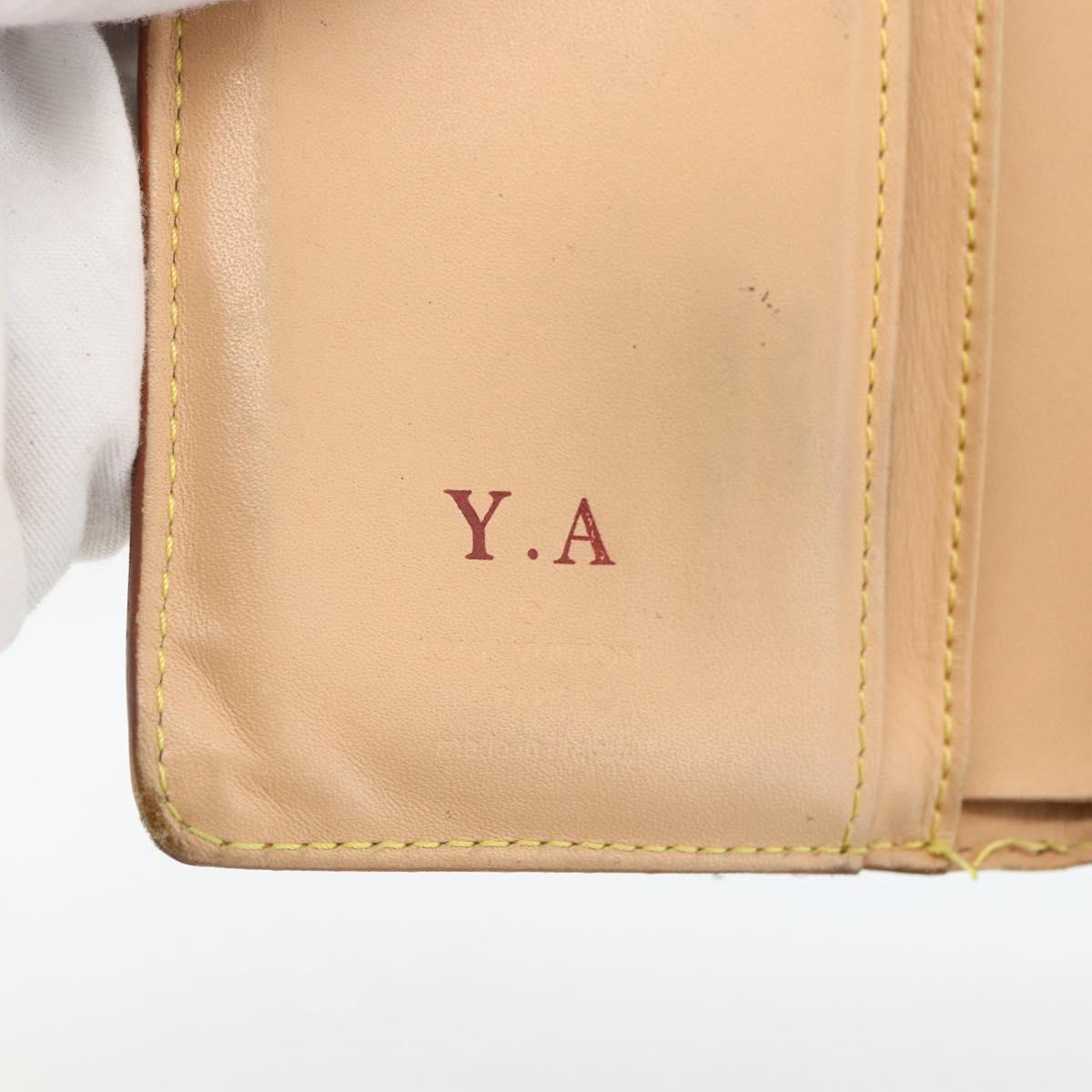 LOUIS VUITTON Multicolor Portefeuille Viennois Wallet White M92987 Auth BA11268