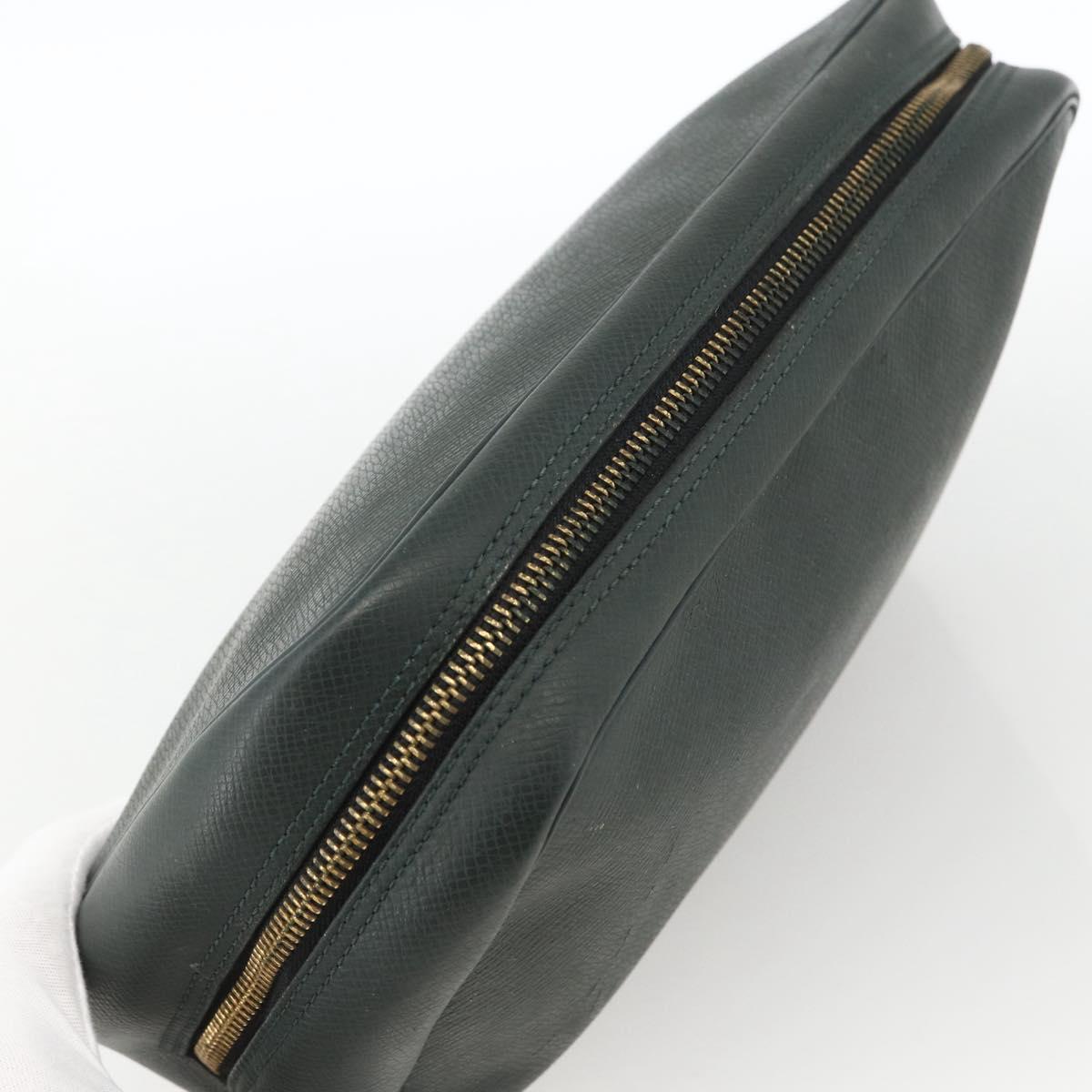 LOUIS VUITTON Taiga Trousse Toilette GM Clutch Bag Epicea M30214 LV Auth BA11283