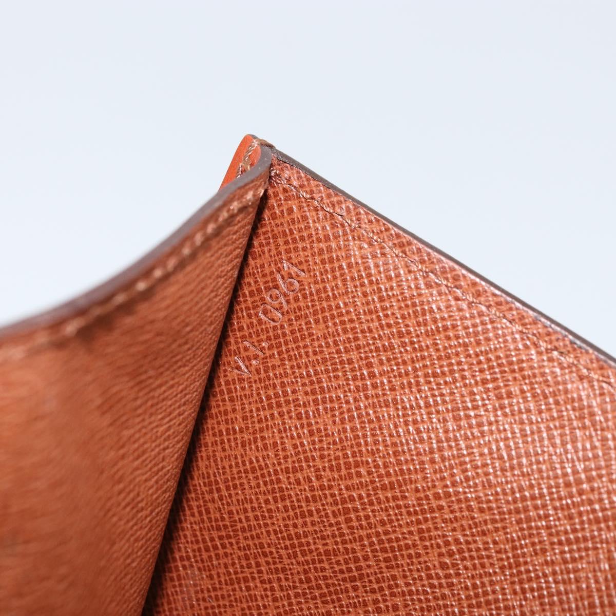 LOUIS VUITTON Epi Monceau 28 Hand Bag Brown M52123 LV Auth BA11286