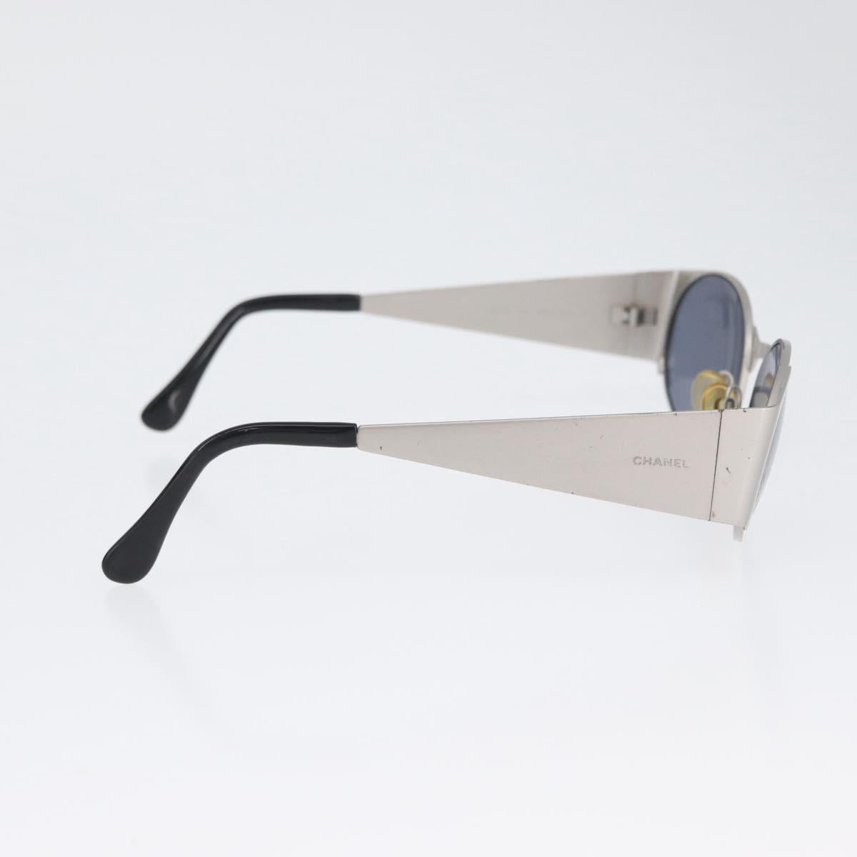 CHANEL Sunglasses metal Silver 06926 45002 CC Auth BA11300