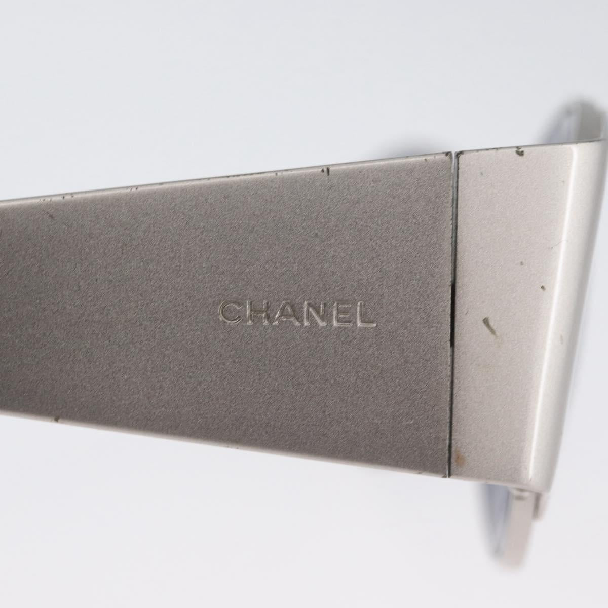 CHANEL Sunglasses metal Silver 06926 45002 CC Auth BA11300