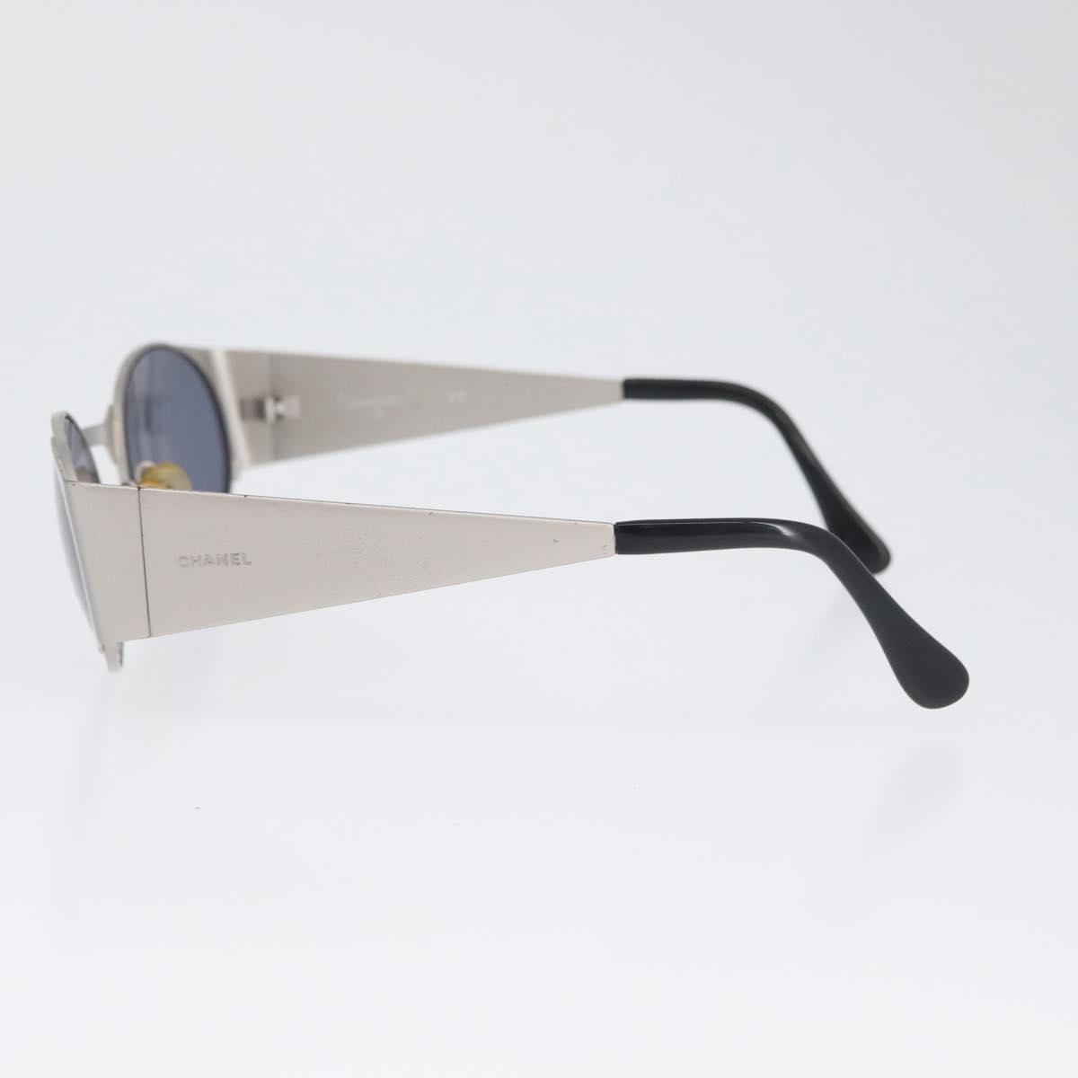 CHANEL Sunglasses metal Silver 06926 45002 CC Auth BA11300